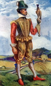ジェームズ1世（1603-1625）の時代の男の衣装 作： Dion Clayton Calthrop